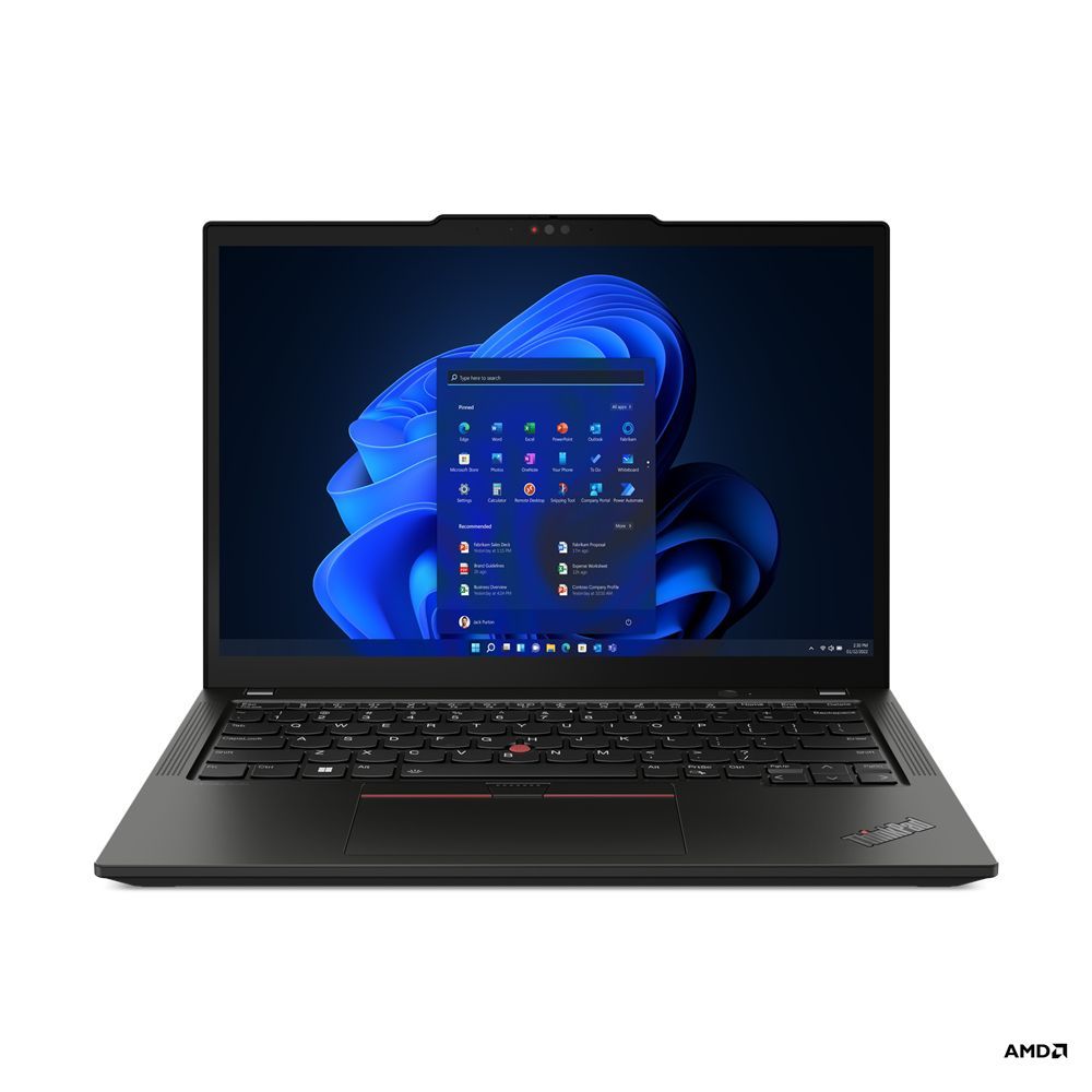 Lenovo ThinkPad X13 AMD Ryzen 7 PRO 7840U Computer portatile 33,8 cm (13.3") WUXGA 16 GB LPDDR5x-SDRAM 512 GB SSD Wi-Fi 6E (802.11ax) Windows 11 Pro Nero [21J30058IX]