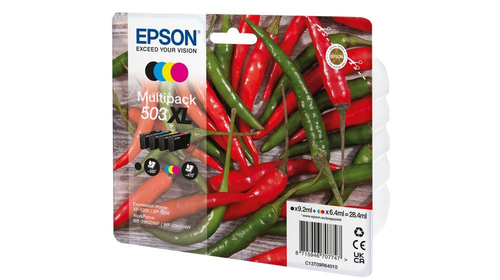 Epson Multipack 4-colours 503XL Ink [C13T09R64010]