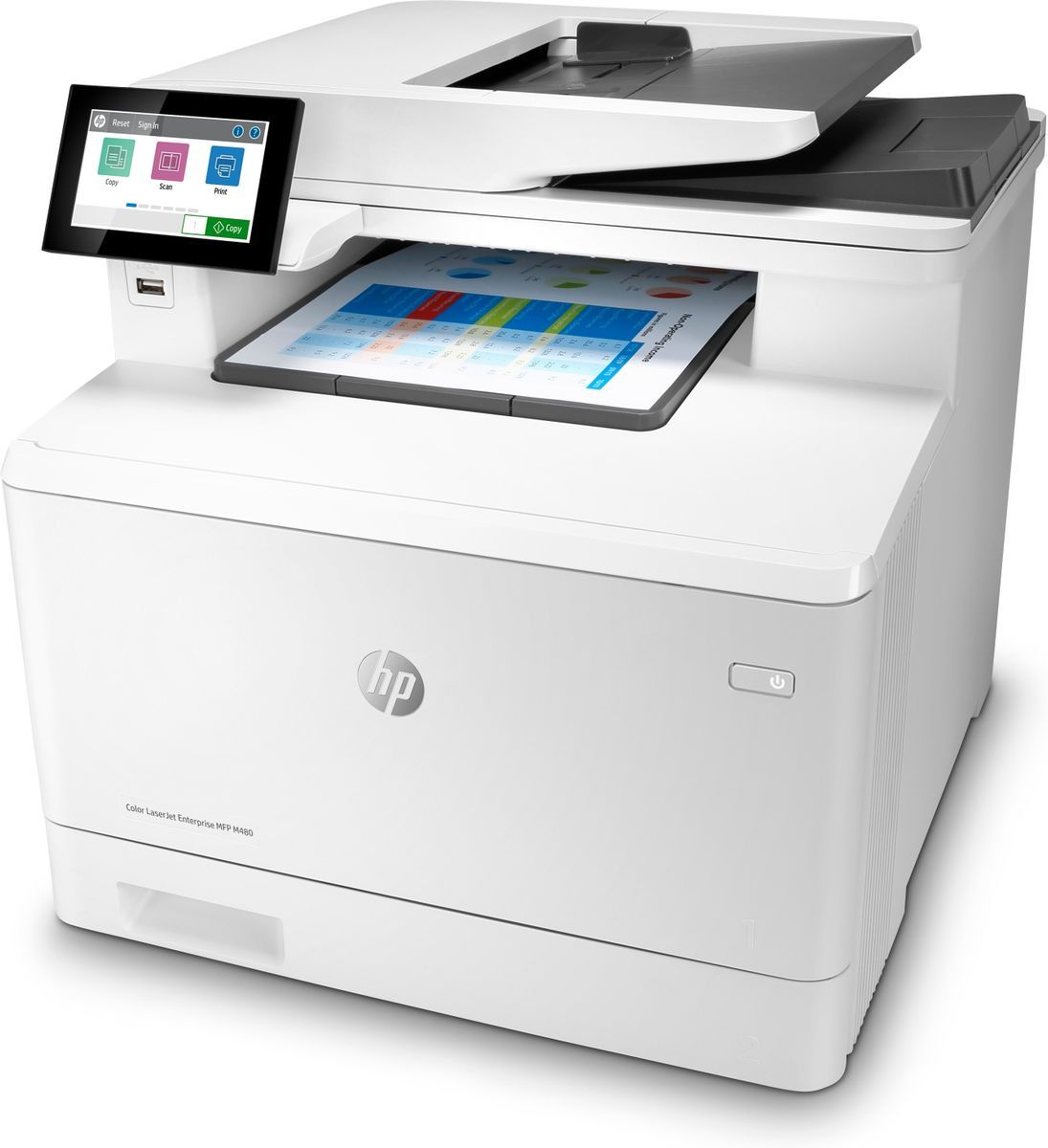 HP Color LaserJet Enterprise Stampante multifunzione Enterprise Color LaserJet M480f [3QA55A#B19]
