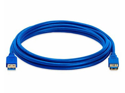 Hamlet XCU3A-MF30 cavo USB USB 3.2 Gen 1 (3.1 Gen 1) 3 m USB A Blu [XCU3A-MF30]