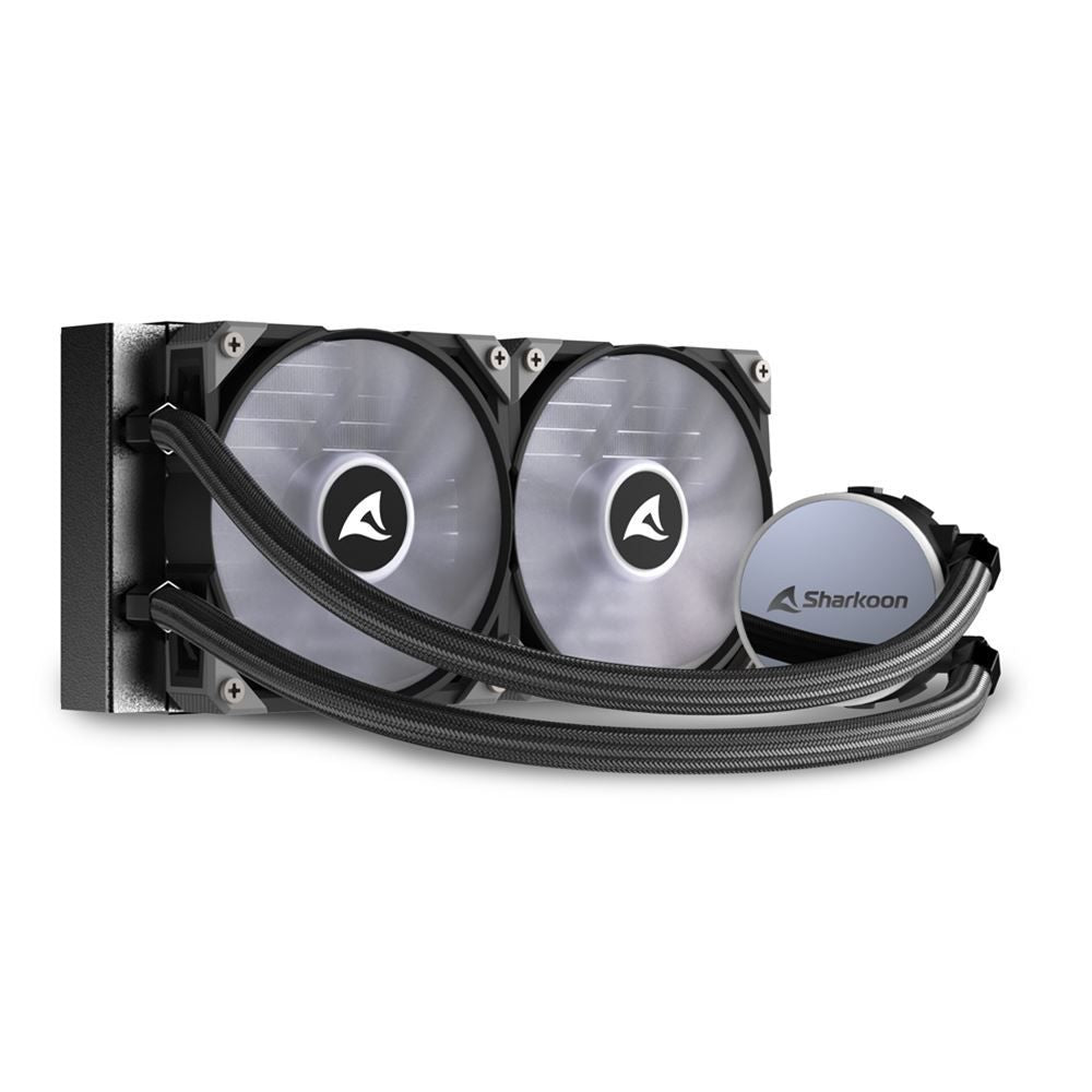 Sharkoon S70 rgb Case per computer, Processore Raffreddatore di liquidi tutto in uno 12 cm Nero 1 pz [S70RGB]