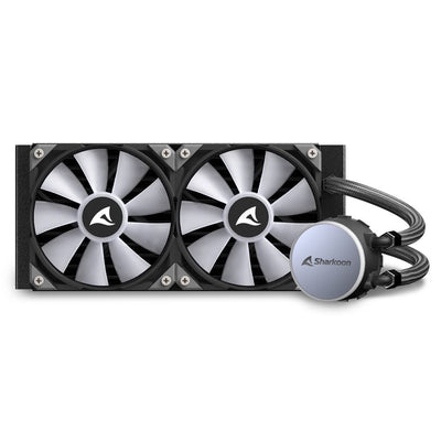 Sharkoon S70 rgb Case per computer, Processore Raffreddatore di liquidi tutto in uno 12 cm Nero 1 pz [S70RGB]