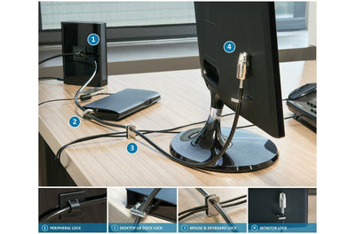 Kensington Kit di bloccaggio 2.0 per desktop e periferiche [K64424WW]