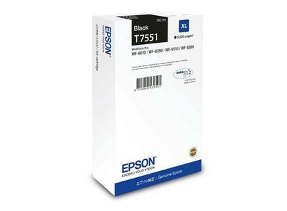 Epson C13T75514N cartuccia d'inchiostro 1 pz Originale Resa elevata (XL) Nero [C13T75514N]