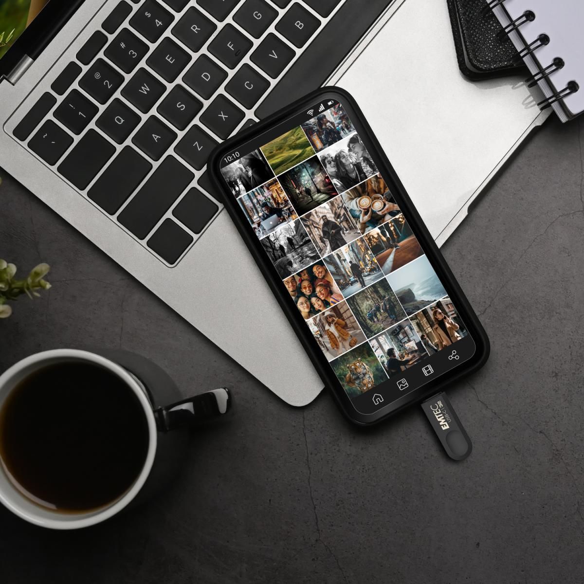 Emtec C280 unità flash USB 32 GB USB tipo-C 3.2 Gen 1 (3.1 Gen 1) Nero [ECMMD32GC283]