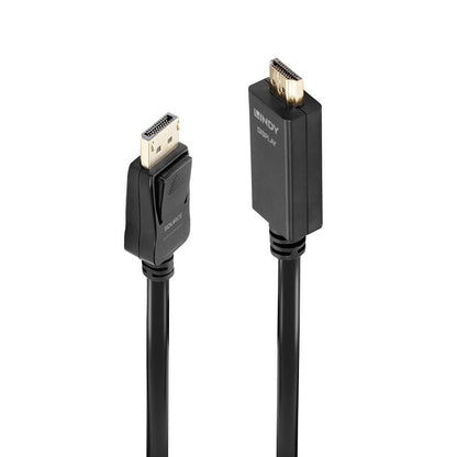 Lindy 36923 cavo di interfaccia e adattatore Displayport HDMI Nero [LINDY36923]