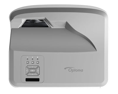 Optoma ZU500USTe videoproiettore Proiettore a raggio ultra corto 5000 ANSI lumen DLP WUXGA (1920x1200) Compatibilità 3D Bianco [ZU500USTELASER]