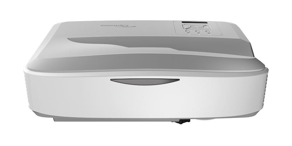 Optoma ZU500USTe videoproiettore Proiettore a raggio ultra corto 5000 ANSI lumen DLP WUXGA (1920x1200) Compatibilità 3D Bianco [ZU500USTELASER]