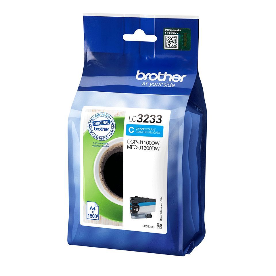 Brother LC3233C cartuccia d'inchiostro 1 pz Originale Resa standard Ciano [LC3233C]