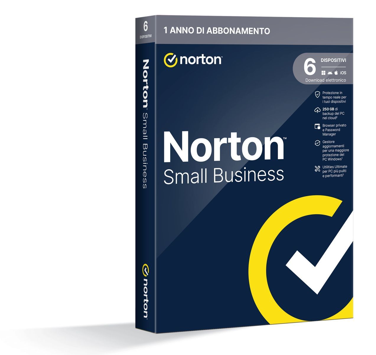Norton Small Business Protezione antivirus per piccole imprese e small office 6 dispositivi Licenza di 1 anno [21454865]