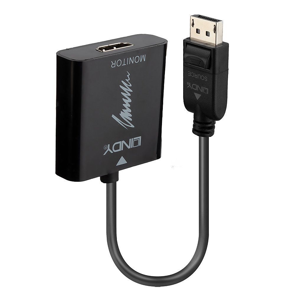 Lindy 41068 DisplayPort 1.2 HDMI Nero cavo di interfaccia e adattatore [LINDY41068]