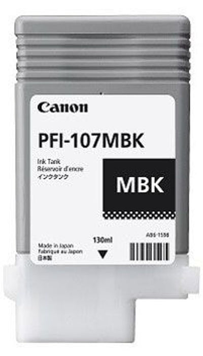 Canon PFI-107MBK cartuccia d'inchiostro 1 pz Originale Nero opaco [6704B001]
