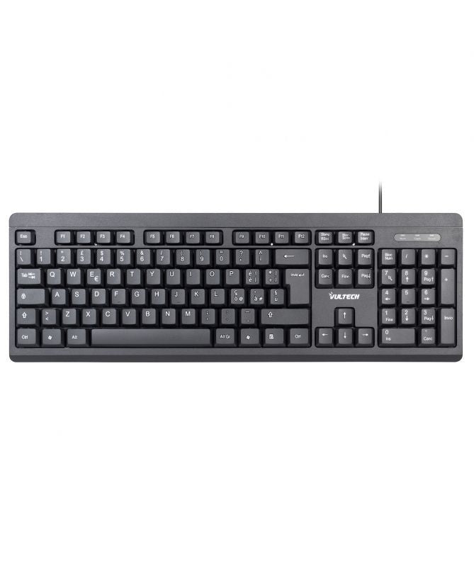 Vultech Tastiera USB 2.0 con filo [KEY-609]