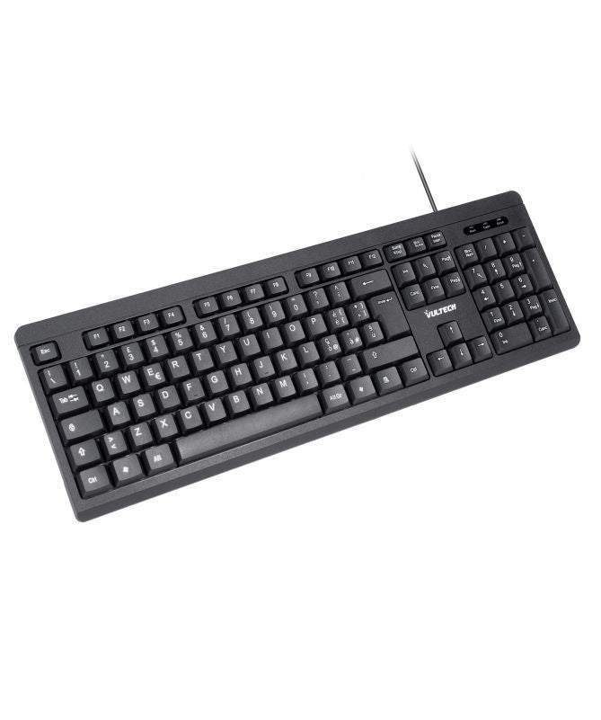 Vultech Tastiera USB 2.0 con filo [KEY-609]