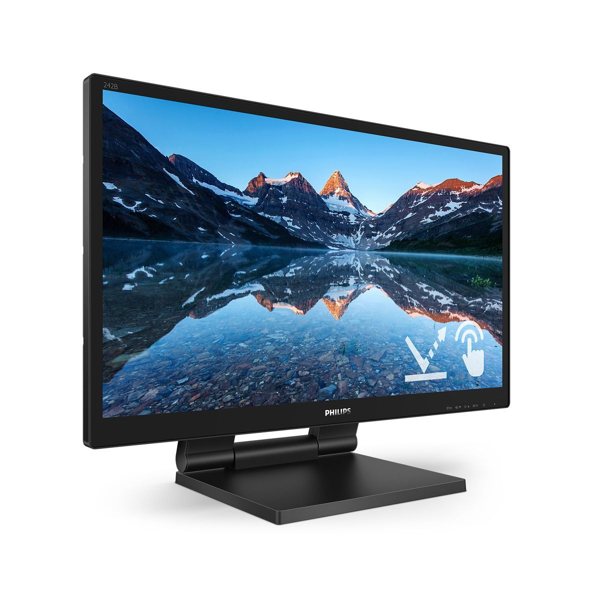 Philips 242B9TL/00 Monitor PC 60,5 cm (23.8") 1920 x 1080 Pixel Full HD LCD Touch screen Nero [242B9TL/00]