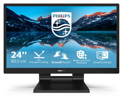 Philips 242B9TL/00 Monitor PC 60,5 cm (23.8") 1920 x 1080 Pixel Full HD LCD Touch screen Nero [242B9TL/00]