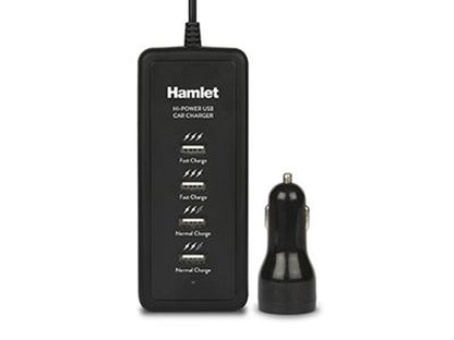 Hamlet Car Charger alimentatore usb da auto 5 porte 40w [XPWC545CAR]