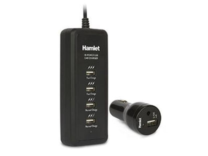 Hamlet Car Charger alimentatore usb da auto 5 porte 40w [XPWC545CAR]