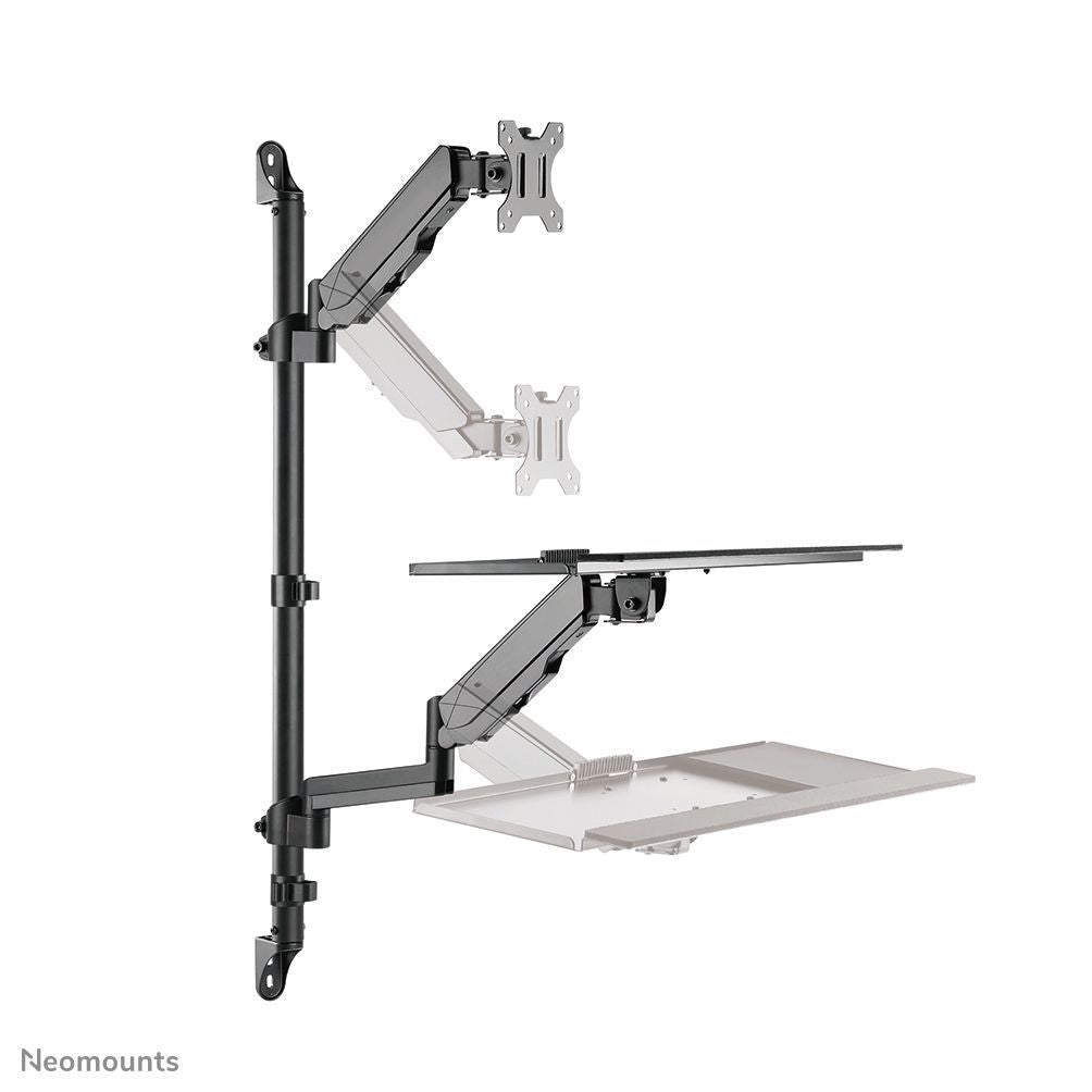 Neomounts WL90-325BL1 Postazione di lavoro in piedi a parete 17-32" - molla a gas [WL90-325BL1]