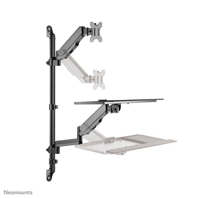 Neomounts WL90-325BL1 Postazione di lavoro in piedi a parete 17-32" - molla a gas [WL90-325BL1]