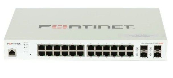 Fortinet FortiSwitch 224E-POE Gestito L2/L3 Gigabit Ethernet (10/100/1000) Supporto Power over Ethernet (PoE) 1U Bianco [FS-224E-POE]
