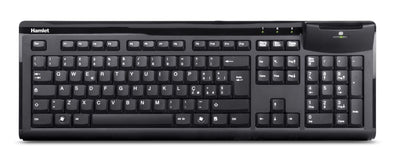 Hamlet Smart Card Keyboard tastiera usb professionale con lettore smart card integrato [XKKITASCR]