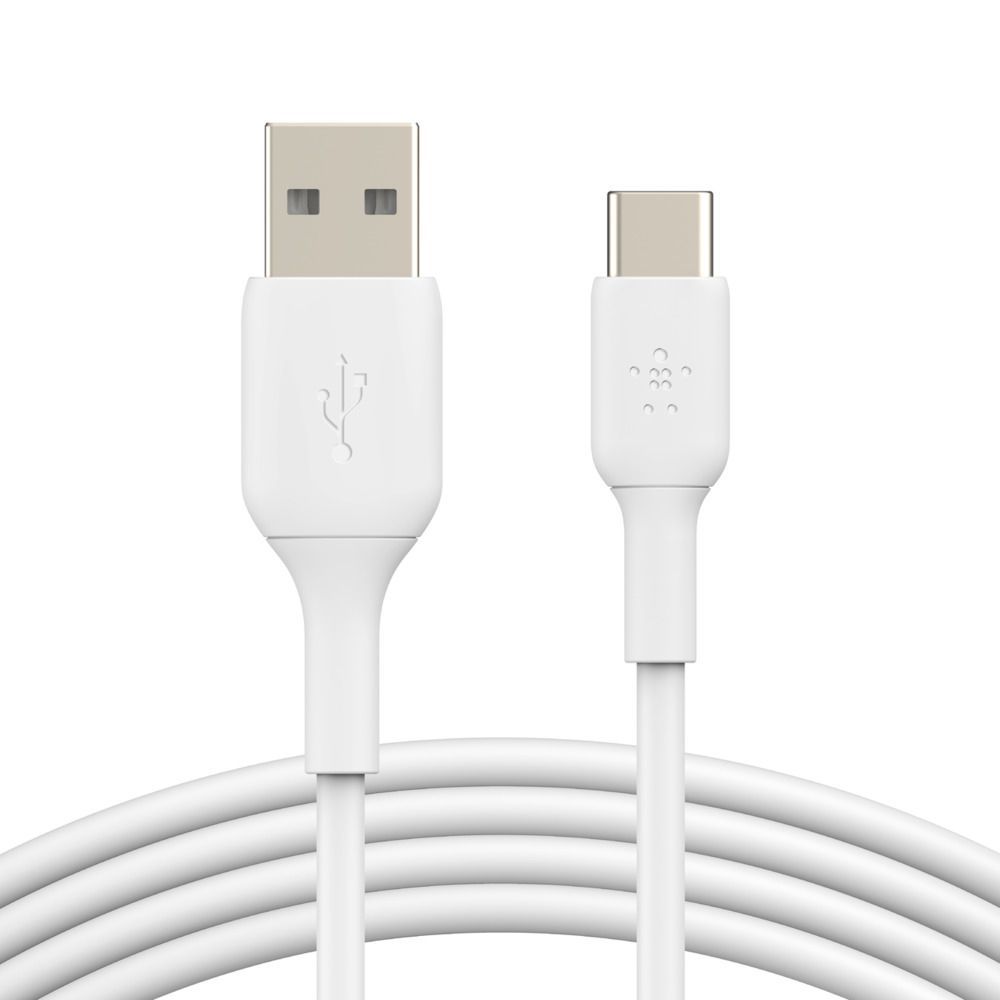 Belkin CAB001BT2MWH cavo USB 2 m USB A USB C Bianco [CAB001BT2MWH]