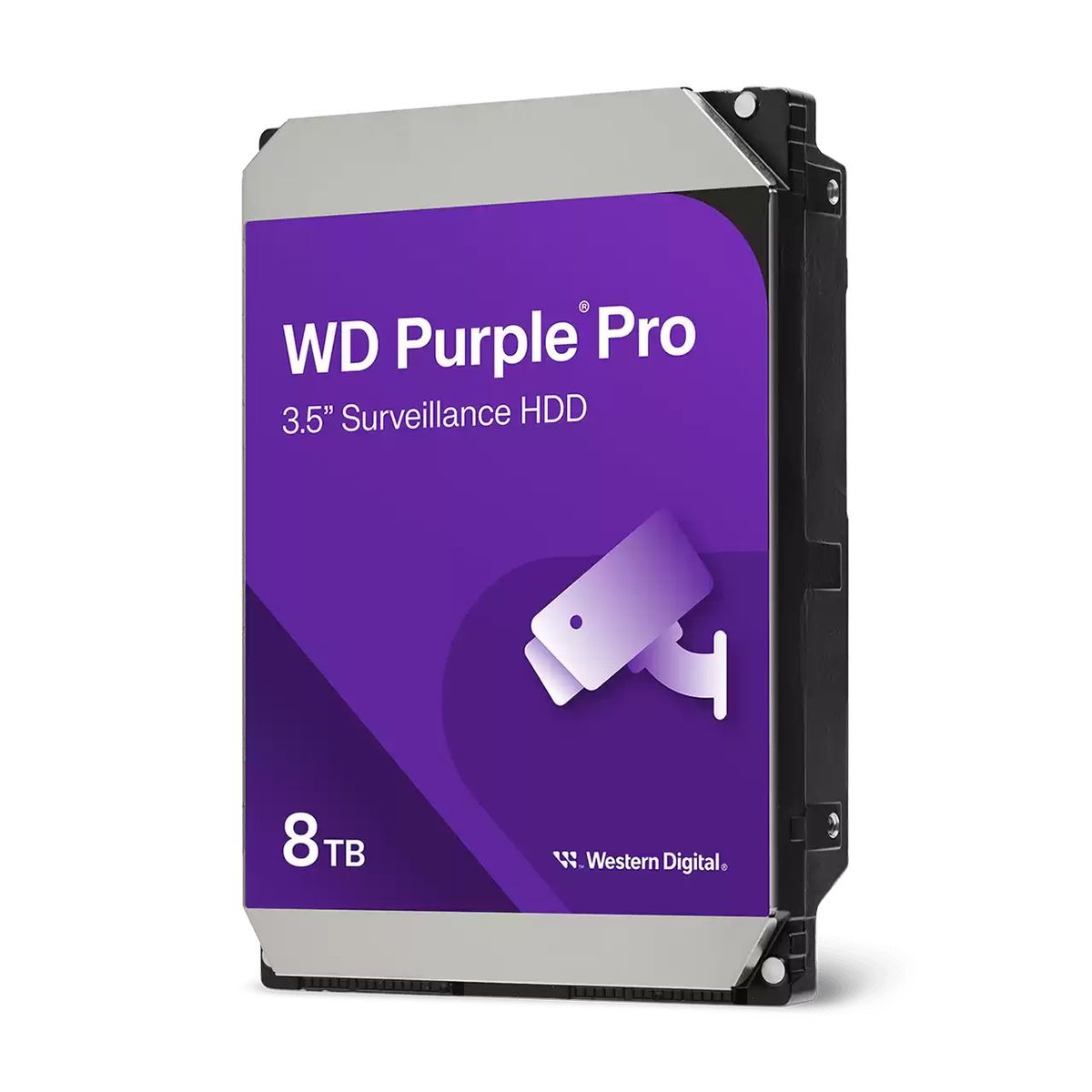 Western Digital Purple Pro Smart Video HDD 8TB disco rigido interno 7200 Giri/min 3.5" SATA [WD8002PURP]