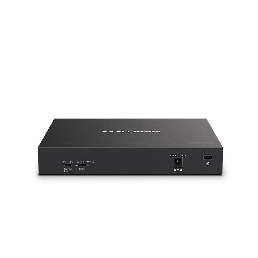 Mercusys MS108GP switch di rete Gestito Gigabit Ethernet (10/100/1000) Supporto Power over Ethernet (PoE) Nero [MS108GP]