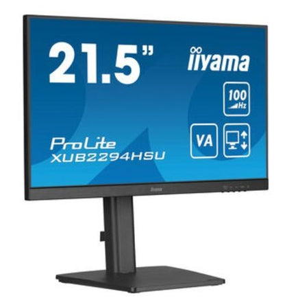 iiyama ProLite XUB2294HSU-B6 Monitor PC 54,6 cm (21.5") 1920 x 1080 Pixel Full HD LCD Nero [XUB2294HSU-B6]