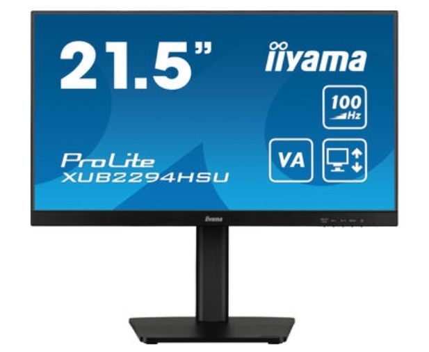 iiyama ProLite XUB2294HSU-B6 Monitor PC 54,6 cm (21.5") 1920 x 1080 Pixel Full HD LCD Nero [XUB2294HSU-B6]
