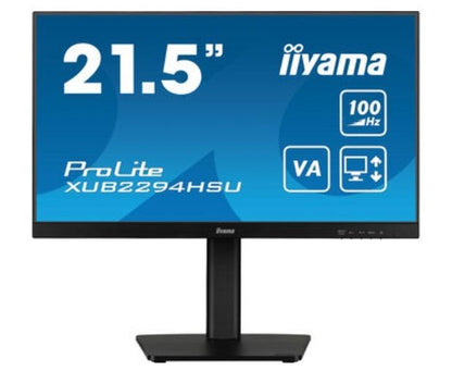 iiyama ProLite XUB2294HSU-B6 Monitor PC 54,6 cm (21.5") 1920 x 1080 Pixel Full HD LCD Nero [XUB2294HSU-B6]