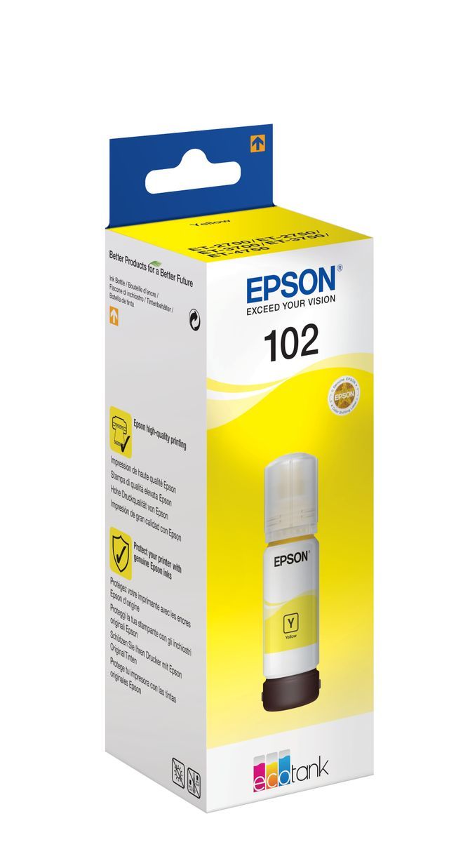 Epson 102 EcoTank flacone inchiostro giallo [C13T03R440]