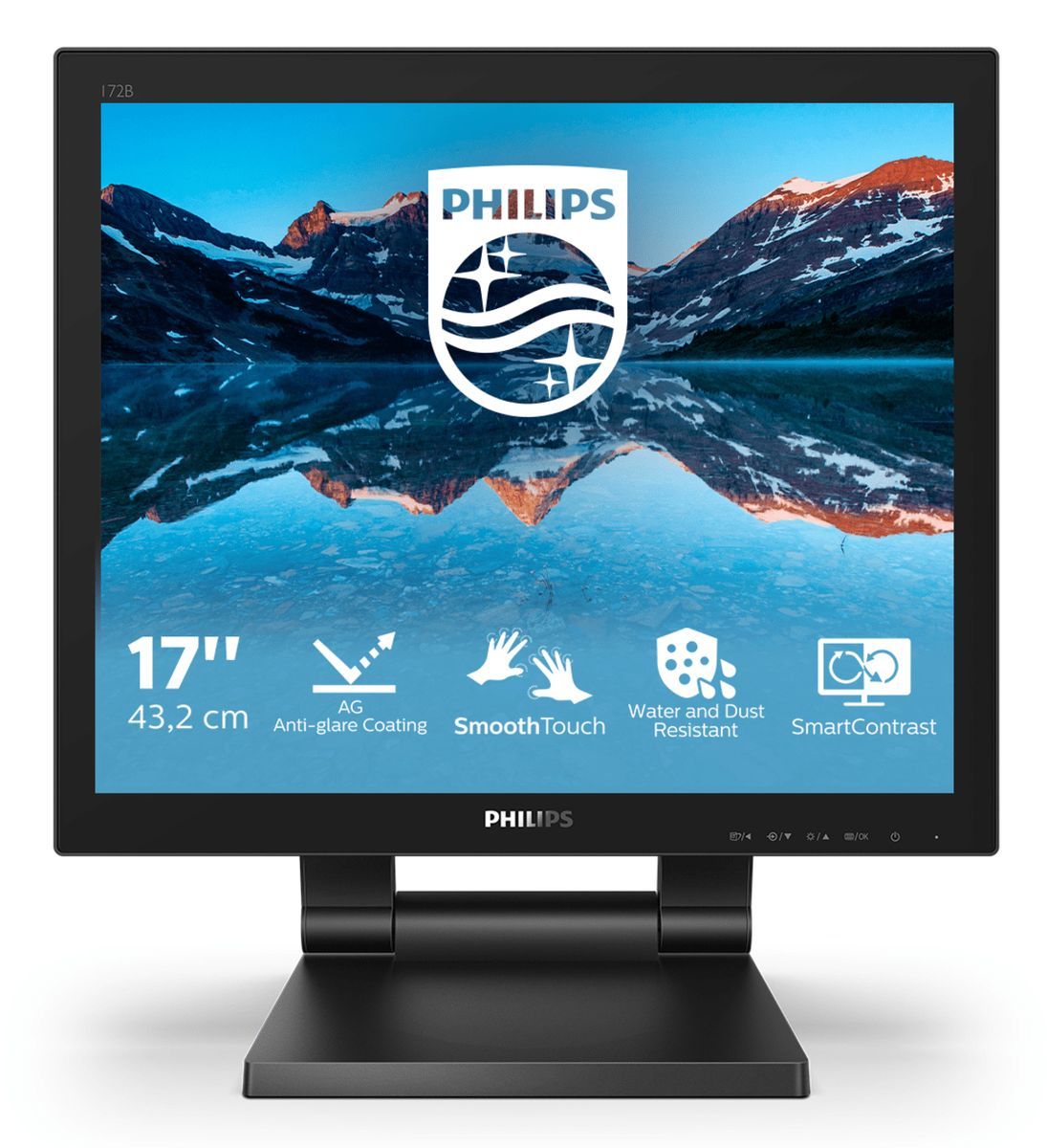 Philips 172B9TL/00 Monitor PC 43,2 cm (17") 1280 x 1024 Pixel Full HD LCD Touch screen Nero [172B9TL/00]