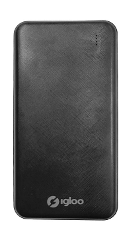 IGLOO POWER BANK CAPACITA' 10.000 MAH NERO OPACO [IO-01B]