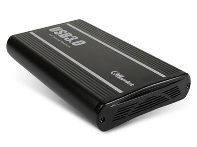 Hamlet USB 3.0 Storage Station box esterno per hard disk SATA 3,5'' con capacità fino a 3 TB [HXD3U3]