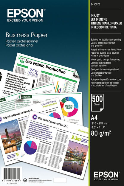 Epson Business Paper - A4 - 500 fogli [C13S450075] - ITPartners