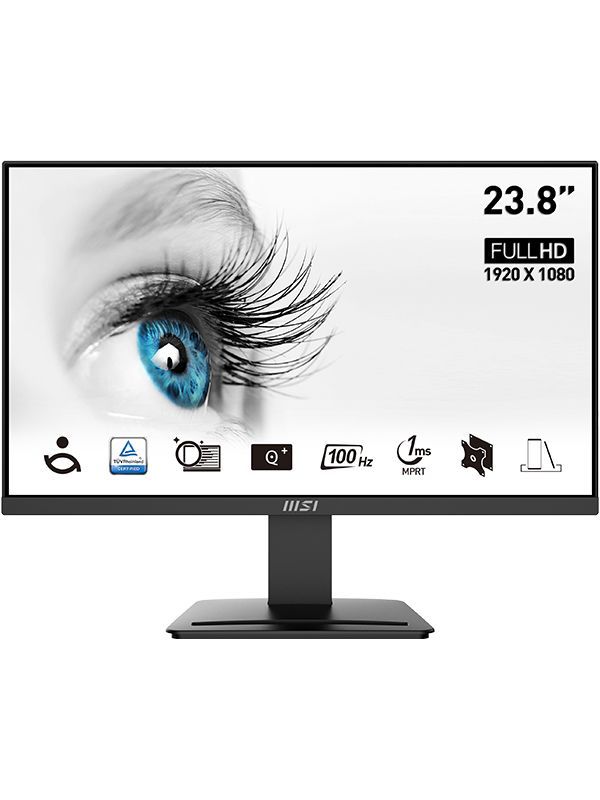 MSI MONITOR PRO MP2412 23.8'' 16:9 VA FLAT 1920x1080 FHD 100Hz FREE SYNC [PROMP2412]
