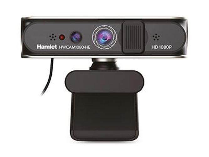Hamlet HWCAM1080-HE webcam 2 MP 1920 x 1080 Pixel USB 2.0 Nero [HWCAM1080-HE]