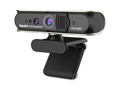 Hamlet HWCAM1080-HE webcam 2 MP 1920 x 1080 Pixel USB 2.0 Nero [HWCAM1080-HE]