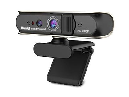 Hamlet HWCAM1080-HE webcam 2 MP 1920 x 1080 Pixel USB 2.0 Nero [HWCAM1080-HE]