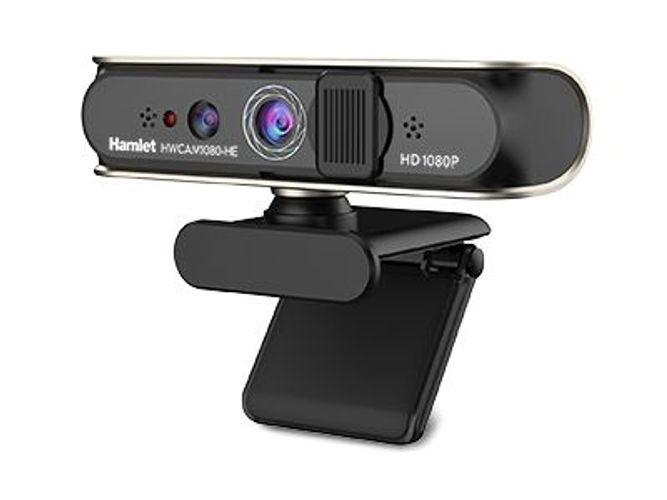 Hamlet HWCAM1080-HE webcam 2 MP 1920 x 1080 Pixel USB 2.0 Nero [HWCAM1080-HE]