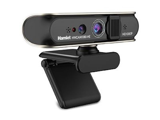 Hamlet HWCAM1080-HE webcam 2 MP 1920 x 1080 Pixel USB 2.0 Nero [HWCAM1080-HE]