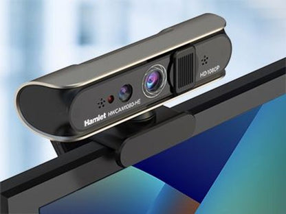 Hamlet HWCAM1080-HE webcam 2 MP 1920 x 1080 Pixel USB 2.0 Nero [HWCAM1080-HE]