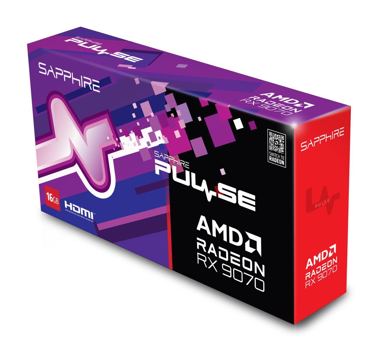 Sapphire PULSE Radeon RX 9070 AMD 16 GB GDDR6 [11349-03-20G]