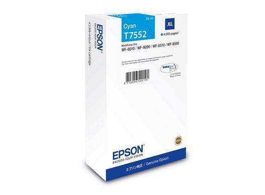 Epson C13T75524N cartuccia d'inchiostro 1 pz Originale Resa elevata (XL) Ciano [C13T75524N]