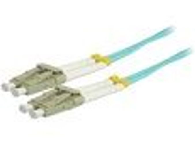 Patchcord Duplex LC/LC MM OM3 mt.2 aqua [HL-LCLC2-OM3]
