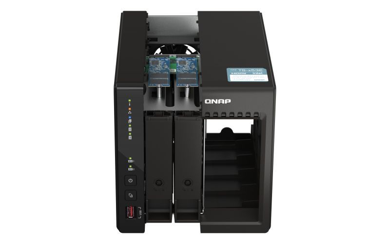 QNAP TS-253E NAS Tower Collegamento ethernet LAN Nero J6412 [TS-253E-8G]