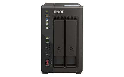 QNAP TS-253E NAS Tower Intel Celeron J6412 8 GB 0 TB QNAP QTS Nero [TS-253E-8G]