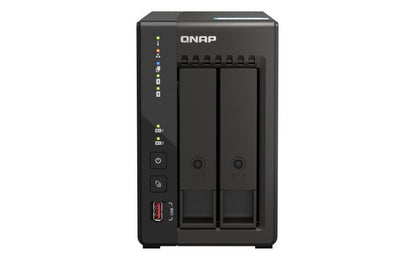 QNAP TS-253E NAS Tower Collegamento ethernet LAN Nero J6412 [TS-253E-8G]